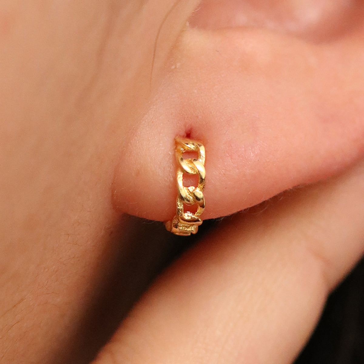 8mm Rope Huggie Earrings