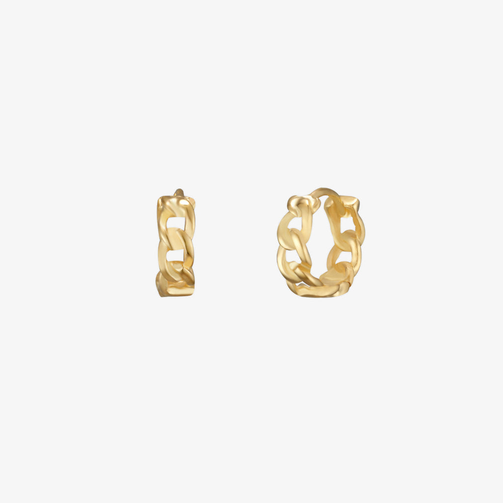 8mm Rope Huggie Earrings